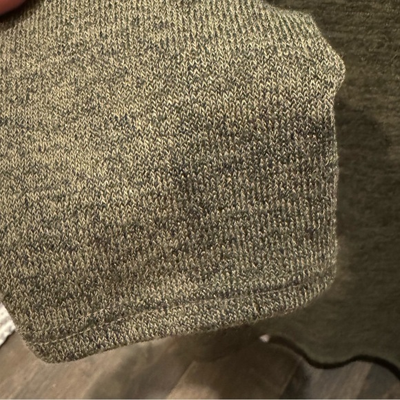 Ella Mara Anthropologie Olive Lace-Up Knit Sweater Size Small Boho Casual - Picture 9 of 13